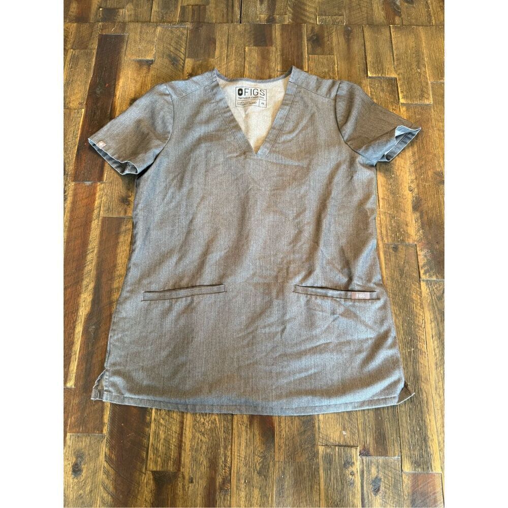 Figs technical collection nurse scrubs size xs grey vneck